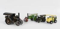 AGRICULTURAL/STEAM VEHICLES: A group of four models related to agriculture and early steam rollers