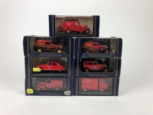ELIGOR: Seven 1:43 scale fire emergency vehicles by Eligor
