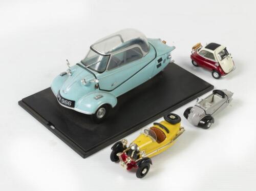 MESSERSCHMITT: Two Messerschmitt models and also two other small scale compact vehicle models