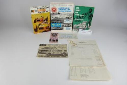 LAKESIDE: Three Queensland racing programmes (signed by Moffat)