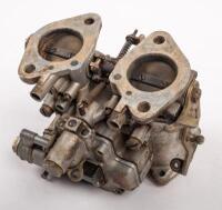 DELLORTO CARBURETTOR: A pair of Dellorto carburettors, thought to suit early 1970s Alfa Romeo, part number DHLA 40, size appears to be 1-3/4 inches approx - 2