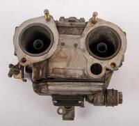DELLORTO CARBURETTOR: A pair of Dellorto carburettors, thought to suit early 1970s Alfa Romeo, part number DHLA 40, size appears to be 1-3/4 inches approx - 3