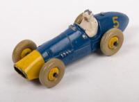 FERRARI: An early Dinky Toys No.23H Ferrari racing car #5 blue & yellow