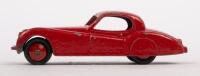 JAGUAR: A c1950s Dinky Toys No.157 Jaguar X120 in red, Made in England by Mecanno - 4