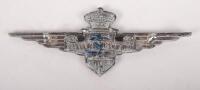 SUPERLEGGERA: A pair of small&nbsp;winged logo 'Touring Superleggera Milano' body badges as used on c1960s-1970s Ferrari & Alfa Romeo models, each 8.5cm long, 3cm high. - 3