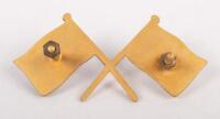 FERRARI: A Ferrari ash tray two pin badge, thought to suit a 250 or 300 model, 7.5cm wide - 2