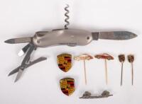 PORSCHE: A mixed grouping of Porsche items