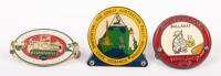 RALLY BADGES: A group of three grille badges relating to Australian Rally events