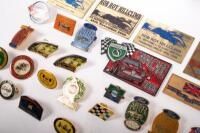 BADGES: A large group of various event badges, plaques and&nbsp;pins from racing events including Geelong Speed Trials, Rob Roy Hill Climb, Formula One & others - 3