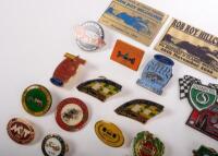 BADGES: A large group of various event badges, plaques and&nbsp;pins from racing events including Geelong Speed Trials, Rob Roy Hill Climb, Formula One & others - 4