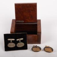 CUFFLINKS: Two pairs of cufflinks&nbsp;one pair featuring the 1999 Australian Grand Prix&nbsp;and one&nbsp;pair featuring vintage cars