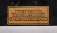 WEST GATE: An interesting desk piece from the opening of the West Gate Bridge Melbourne Australia 1978 featuring an Ajax bolt identical to those&nbsp;used in its&nbsp;construction - 2