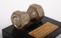 WEST GATE: An interesting desk piece from the opening of the West Gate Bridge Melbourne Australia 1978 featuring an Ajax bolt identical to those&nbsp;used in its&nbsp;construction - 3