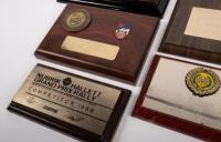 PLAQUES: A group of five plaques from motoring events including the Grand Prix Rally 1988, Historic Sandown 1996 and&nbsp;2001 and Phillip Island Classic 1998 & 2003 - 4
