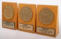 MG: Three 1st place MG Car Club concours trophies 2002, 2003 & 2004, awarded to a MG TF - 2