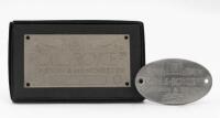 ROLLS-ROYCE: Two Rolls-Royce build plates