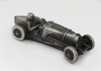 BUGATTI: A Compulsion Gallery sculptured Bugatti Type 35 pewter model