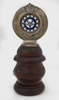 RACV: A Royal Automobile Club of Victoria (RACV) member's hood ornament badge by Angus & Coote Ltd Sydney, Member number 5291&nbsp;engraved to base