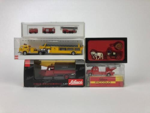 EMERGENCY FIRE MODELS: A collection of fire emergency scale models by various model manufacturers