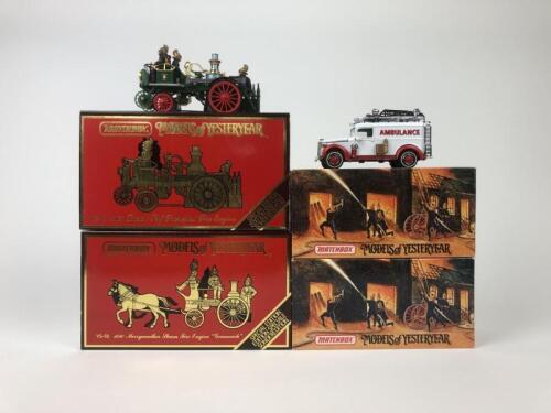 MATCHBOX: Four 'Models of Yesteryear' fire emergency models. Special Editions