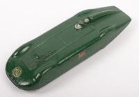 MG WORLD SPEED RECORD CAR: A Dinky Toys Gardner's MG Record Car, model number 23P in green, replica as driven by Major A.T.G "Goldie" Gardner. This model was made in 1946-47