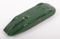 MG WORLD SPEED RECORD CAR: A Dinky Toys Gardner's MG Record Car, model number 23P in green, replica as driven by Major A.T.G "Goldie" Gardner. This model was made in 1946-47 - 2