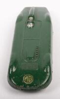 MG WORLD SPEED RECORD CAR: A Dinky Toys Gardner's MG Record Car, model number 23P in green, replica as driven by Major A.T.G "Goldie" Gardner. This model was made in 1946-47 - 3