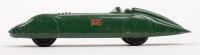 MG WORLD SPEED RECORD CAR: A Dinky Toys Gardner's MG Record Car, model number 23P in green, replica as driven by Major A.T.G "Goldie" Gardner. This model was made in 1946-47 - 4