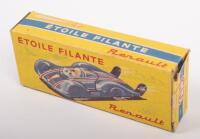 ETOILE FILANTE RENAULT: A Land Speed Record Car by Renault known as "Shooting Star". Made in France.&nbsp;Brand CIJ&nbsp;, Ref 3/2. In original box approx 1957. Approx 1:43rd scale 11cm long - 2
