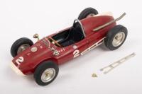 COOPER T51: A Cooper T51 race car, made by Empire toys, plastic, model has been repainted at some stage, has a loose wheel nut and side brace&nbsp;