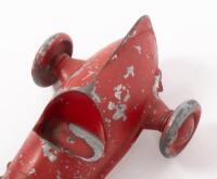 MERLIN RACING CAR A 200: A Metal Body race car, rare late 1940's metal car believed&nbsp;to be&nbsp;based on a Maserati, made in England. Approx 10cm. - 5