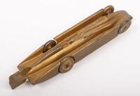 GOLDEN ARROW SIR HENRY SEGRAVE&nbsp;LAND SPEED RECORD: A World Speed Record Holder. A model of the "Golden Arrow" land speed record racer that drove at 231.45 mph at Daytona Beach in March 1929.&nbsp;Approx 13cm - 2