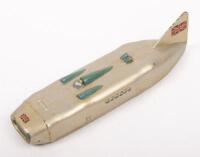 THUNDERBOLT LAND SPEED RACER: A Dinky Toys 23S Thunderbolt Land Speed Car. This is a vintage diecast model by Dinky Toys. Made in England by Meccano Limited. This version has the Union Jack flags on it. Approx 12.5cm