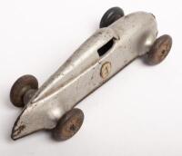 AUTO UNION: A early Marke Lehmann Gnom Toys streamlined Auto Union record car, Nr.808, Made in Germany, approx 100mm in length - 2