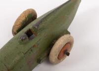 DINKY TOYS: An early Dinky Toys model believed to be a 1933 MG race car, made in England by Meccano - 5