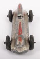 DINKY TOYS: A Dinky Toys No.23B Hotchkiss Race Car #5 in silver, circa 1934, made in England by Meccano/Dinky Toys - 3