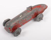 MINITOY: An early&nbsp;Minitoy&nbsp;land speed racer race car, in red, made in England