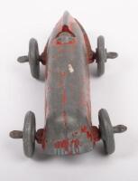 MINITOY: An early&nbsp;Minitoy&nbsp;land speed racer race car, in red, made in England - 3