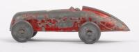 MINITOY: An early&nbsp;Minitoy&nbsp;land speed racer race car, in red, made in England - 4
