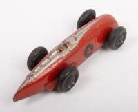 DINKY TOYS: An early Dinky Toys No.220 of a MG Race car in red & silver #4, made in England - 2