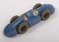 DINKY TOYS: An early Dinky Toys Speed of the Wind race car in blue #1, made in England by Meccano limited - 2