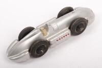 DINKY TOYS: An early Dinky Toys Speed of the Wind landspeed race car in silver, made in England by Meccano - 2