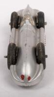 DINKY TOYS: An early Dinky Toys Speed of the Wind landspeed race car in silver, made in England by Meccano - 3