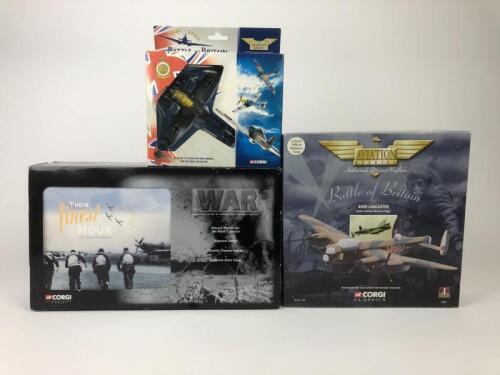 BATTLE OF BRITAIN (CORGI): A group of Battle of Britain scale models by Corgi