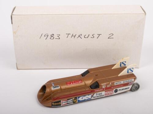 THRUST 2 LAND SPEED RECORD 1983: A Thrust 2 land speed record model, part number PM112T made in England by Lledo