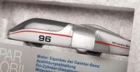 MERCEDES BENZ SPAR MOBIL 1979 LAND SPEED: A Mercedes Benz land speed record car, Spar Mobil 1979, silver #96, made in West Germany - 3