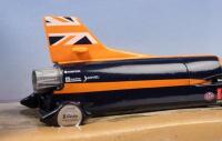BLOODHOUND SSC SUPER SONIC CAR CORGI: A Bloodhound ssc, supersonic car, world land speed record car,jet and rocket powered, made by Corgi models - 4