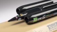 THRUST SSC LAND SPEED RECORD: A thrust super sonic, land speed record race car, the worlds first supersonic car, driven by Andy Green, made in England by Lledo - 4