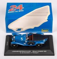 LORRAINE-DIETRICH B 3-6 #5 WINNER LE MANS 1925: A Lorraine-Dietrich B 3-6 #5 winner of Le Mans 1925 as driven by G. de Courcelles & A. Rossignol, product number LM1925, produced by IXO models