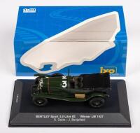 BENTLEY 3.0 LITRE #3 LE MANS WINNER 1927: A Bentley sport 3.0 litre, #3 winner Le Mans 1927, as driven by S. Davis & J. Benjafield, product number LM1927, manufactured by IXO models
